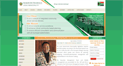 Desktop Screenshot of makhuduthamaga.gov.za